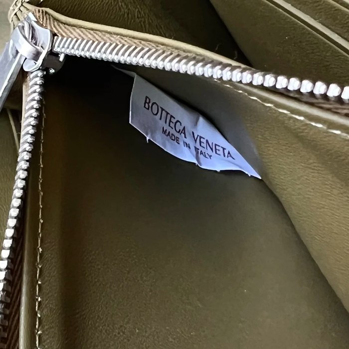 BOTTEGA VENETA BV 593217 メンズ編み財布 クラシック編み牛皮 19x10cm サイズ:19x10cm