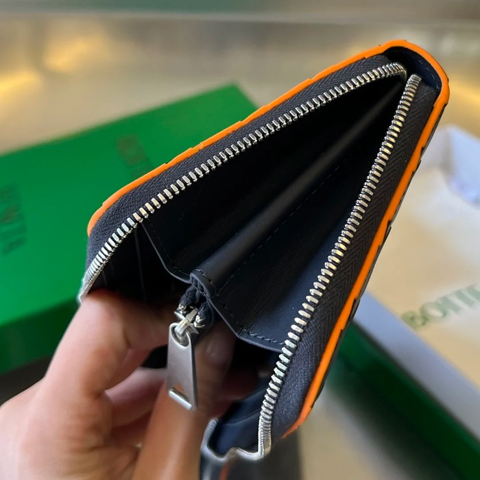 BOTTEGA VENETA BV 749427 メンズ編み財布 クラシック編み牛皮 19x10cm サイズ:19x10cm