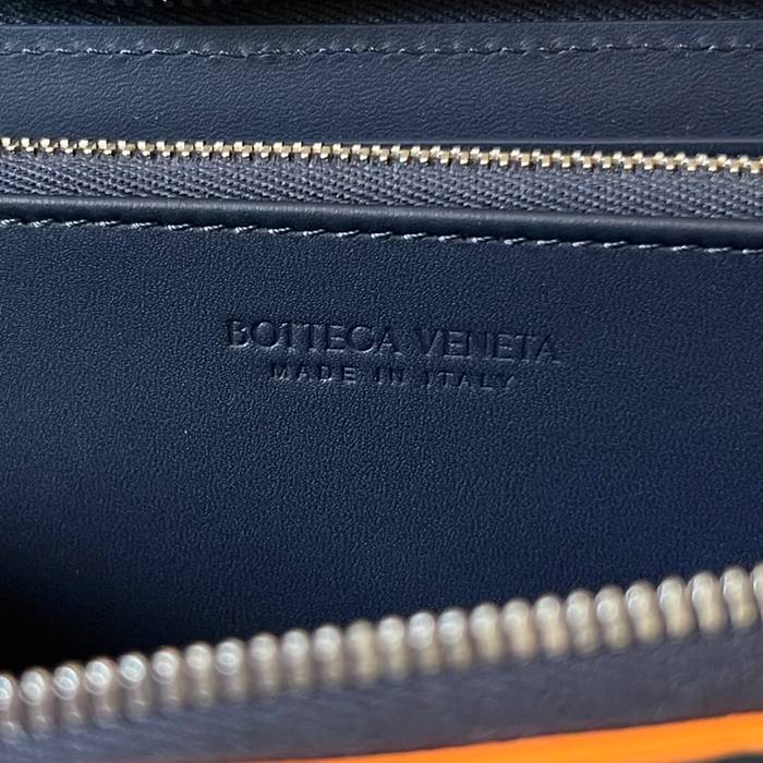 BOTTEGA VENETA BV 749427 メンズ編み財布 クラシック編み牛皮 19x10cm サイズ:19x10cm