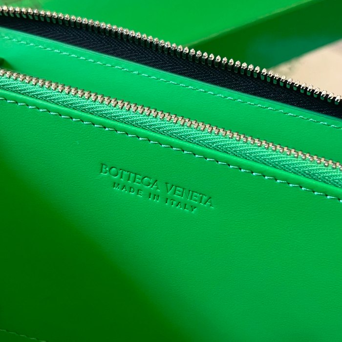 BOTTEGA VENETA BV 593217 メンズ編み財布 クラシック編み牛皮 19x10cm サイズ:19x10cm