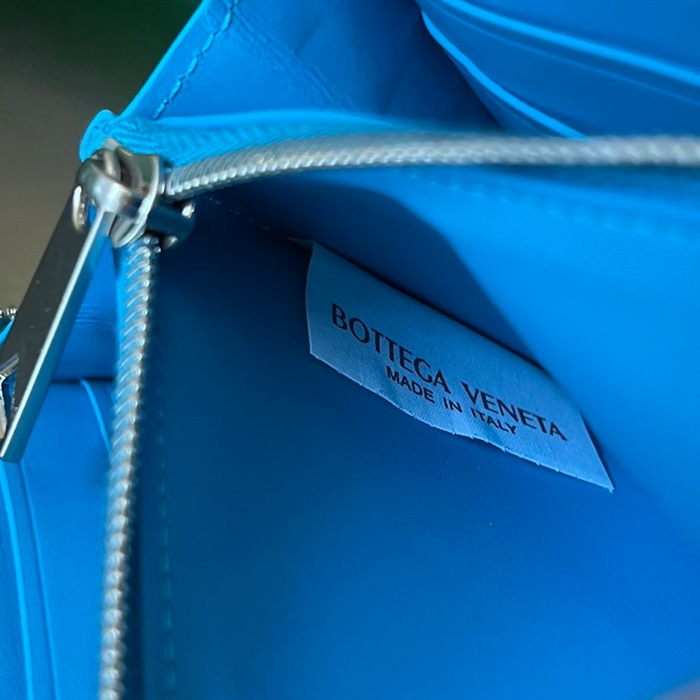 BOTTEGA VENETA BV 593217 メンズ編み財布 クラシック編み牛皮 19x10cm サイズ:19x10cm