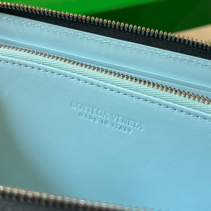 BOTTEGA VENETA BV 593217 メンズ編み財布 クラシック編み牛皮 19x10cm サイズ:19x10cm