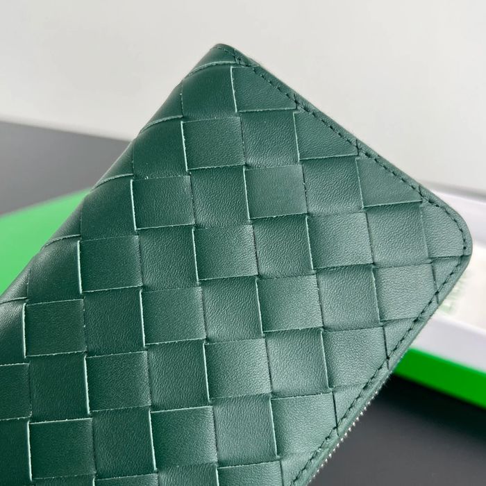 BOTTEGA VENETA BV 593217 メンズ編み財布 クラシック編み牛皮 19x10cm サイズ:19x10cm