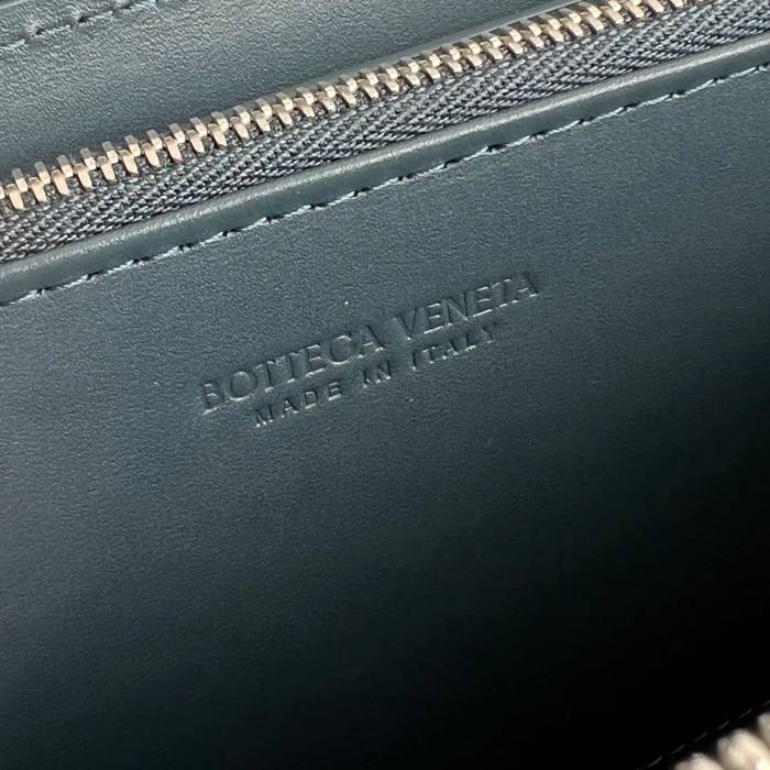 BOTTEGA VENETA BV 748054 編みステッチ財布 中幅編み 19x11.4cm サイズ:19x11.4cm