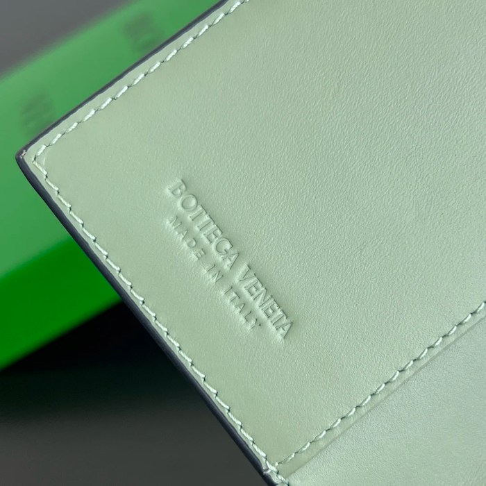 BOTTEGA VENETA BV 607482 新作パスポートケース 編み牛皮 13.3x9.5cm サイズ:13.3x9.5cm