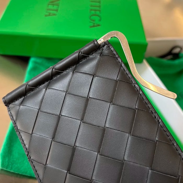 BOTTEGA VENETA BV 592626 新作マネークリップ 編み牛皮 11.5x9x0.5cm サイズ:11.5x9x0.5cm