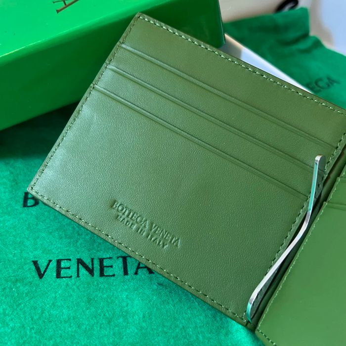 BOTTEGA VENETA BV 592626 新作マネークリップ 編み牛皮 11.5x9x0.5cm サイズ:11.5x9x0.5cm