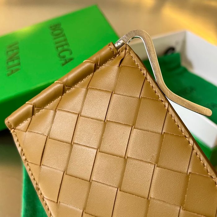 BOTTEGA VENETA BV 592626 新作マネークリップ 編み牛皮 11.5x9x0.5cm サイズ:11.5x9x0.5cm