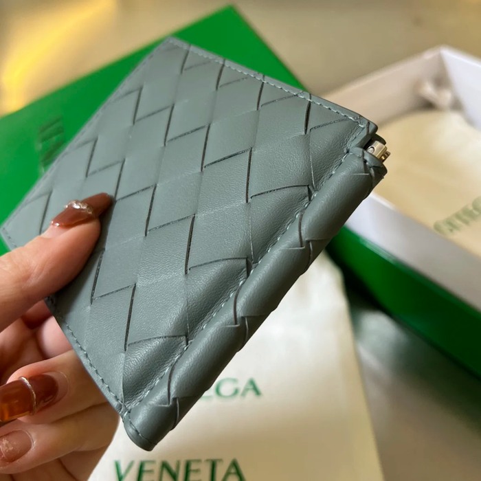BOTTEGA VENETA BV 592626 新作マネークリップ 編み牛皮 11.5x9x0.5cm サイズ:11.5x9x0.5cm