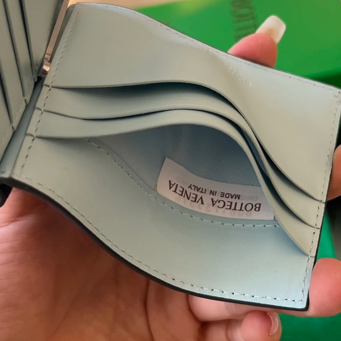BOTTEGA VENETA BV 592626 新作マネークリップ 編み牛皮 11.5x9x0.5cm サイズ:11.5x9x0.5cm