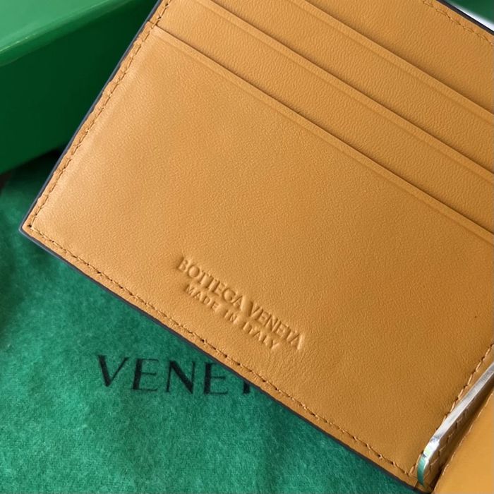 BOTTEGA VENETA BV 592626 新作マネークリップ 編み牛皮 11.5x9x0.5cm サイズ:11.5x9x0.5cm