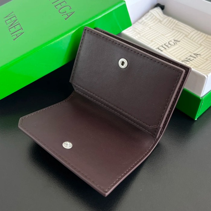 BOTTEGA VENETA BV 805825 新作名刺ケース 細編み牛皮 11x7.5x2.5cm サイズ:11x7.5x2.5cm