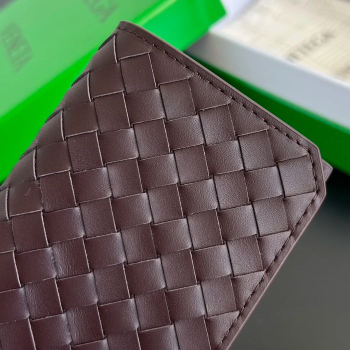 BOTTEGA VENETA BV 805825 新作名刺ケース 細編み牛皮 11x7.5x2.5cm サイズ:11x7.5x2.5cm