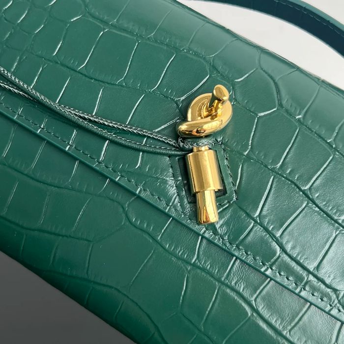 BOTTEGA VENETA BV 741511 クラッチバッグ ワニ紋羊革 31x13cm サイズ:31x13cm
