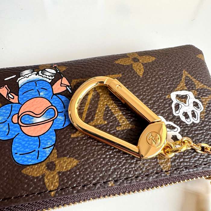 LOUIS VUITTON M15341 キーゼロ財布 ヴィヴィエンヌ サイズ:12x7x1.5cm