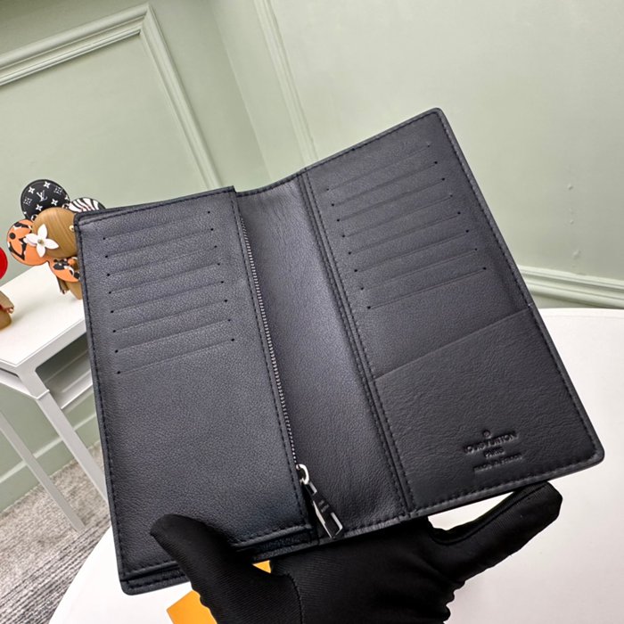 LOUIS VUITTON M58192 ブラッザ長財布 LVエアログラム ベージュ サイズ:19x10cm