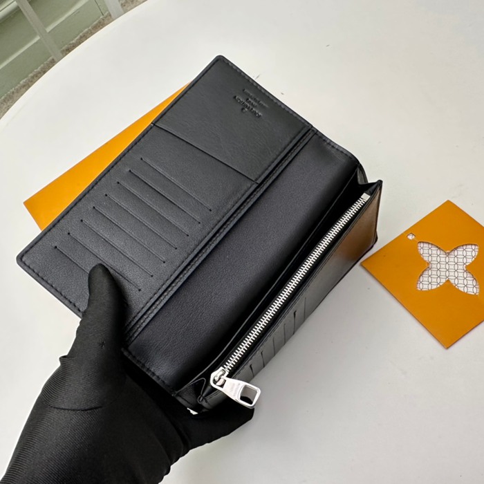 LOUIS VUITTON M58192 ブラッザ長財布 LVエアログラム ベージュ サイズ:19x10cm