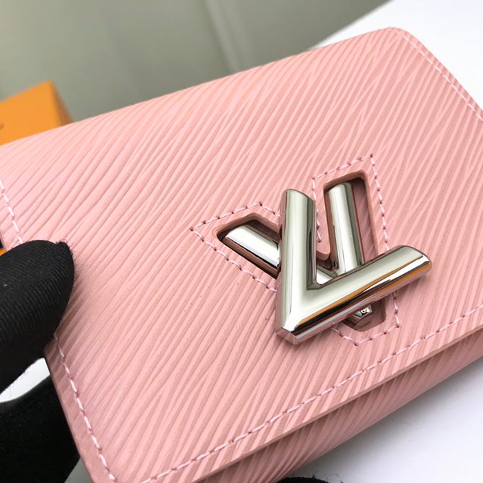 LOUIS VUITTON M62943 ツイスト長財布 エピ ピンク サイズ:12x9.6x2.5cm
