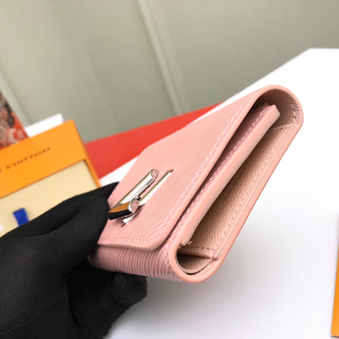 LOUIS VUITTON M62943 ツイスト長財布 エピ ピンク サイズ:12x9.6x2.5cm