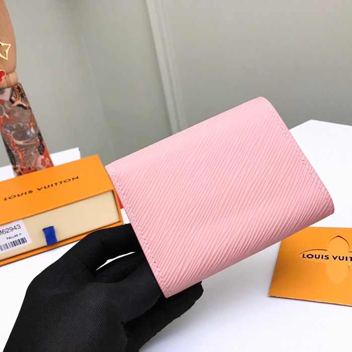 LOUIS VUITTON M62943 ツイスト長財布 エピ ピンク サイズ:12x9.6x2.5cm