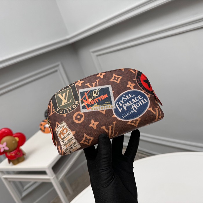 LOUIS VUITTON M83597 コスメポーチ フライトモード モノグラム サイズ:19x12cm