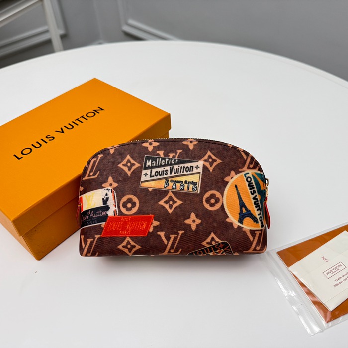 LOUIS VUITTON M83597 コスメポーチ フライトモード モノグラム サイズ:19x12cm