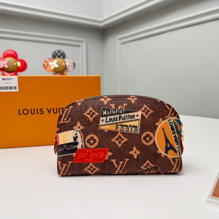 LOUIS VUITTON M83597 コスメポーチ フライトモード モノグラム サイズ:19x12cm