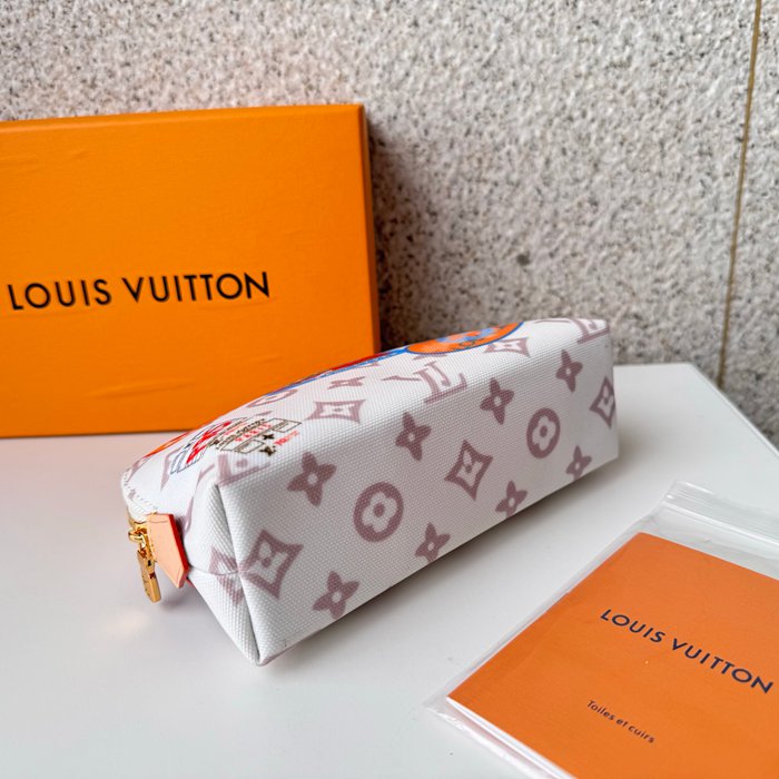 LOUIS VUITTON M14909 コスメポーチ フライトモード モノグラムダンヌ サイズ:19x12cm