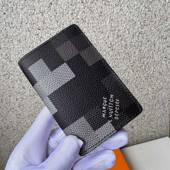 LOUIS VUITTON M14928 ポケットオーガナイザー ダモフラージュ サイズ:8x1x11cm