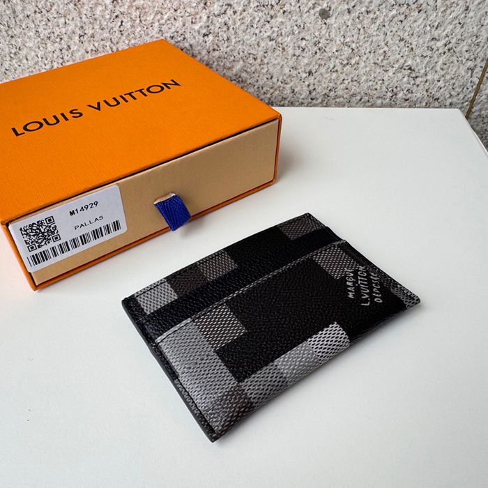 LOUIS VUITTON M14929 カードケース ダモフラージュ サイズ:11x1.5cm