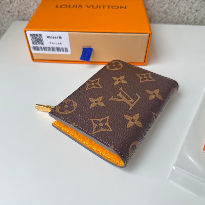 LOUIS VUITTON M83664 ノアコンパクト長財布 モノグラム イエロー サイズ:11x8.5x1.5cm