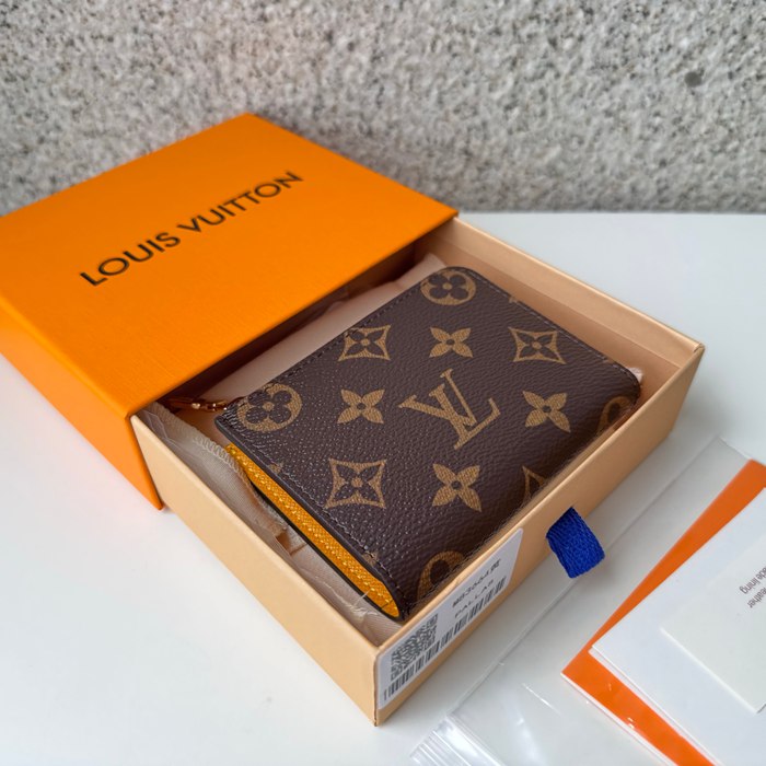 LOUIS VUITTON M83664 ノアコンパクト長財布 モノグラム イエロー サイズ:11x8.5x1.5cm