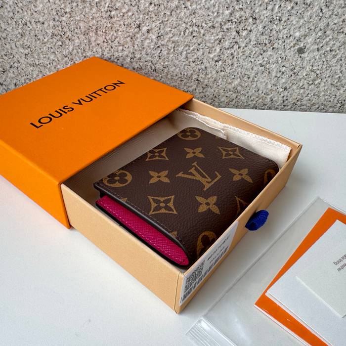 LOUIS VUITTON M83676 ノアコンパクト長財布 モノグラム ピンク サイズ:11x8.5x1.5cm