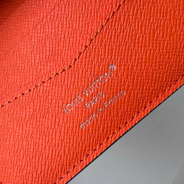 LOUIS VUITTON M25849 スレンダー短財布 モノグラムエクリプス×オレンジ サイズ:11x8.5cm
