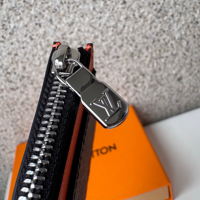 LOUIS VUITTON M25843 コインカードケース モノグラムエクリプス×オレンジ サイズ:8x14.5cm