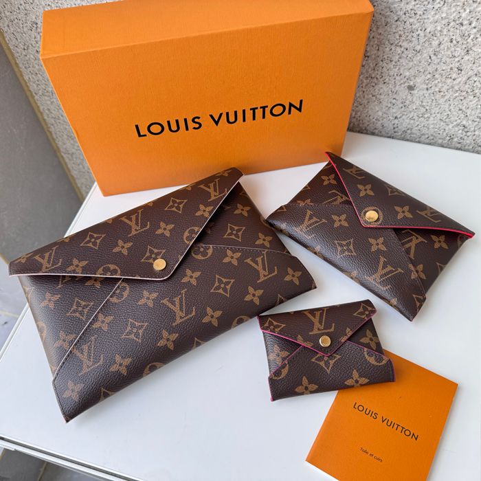 LOUIS VUITTON 62034 トリオポシェット キリガミ モノグラム サイズ:23x16.5x0.3cm