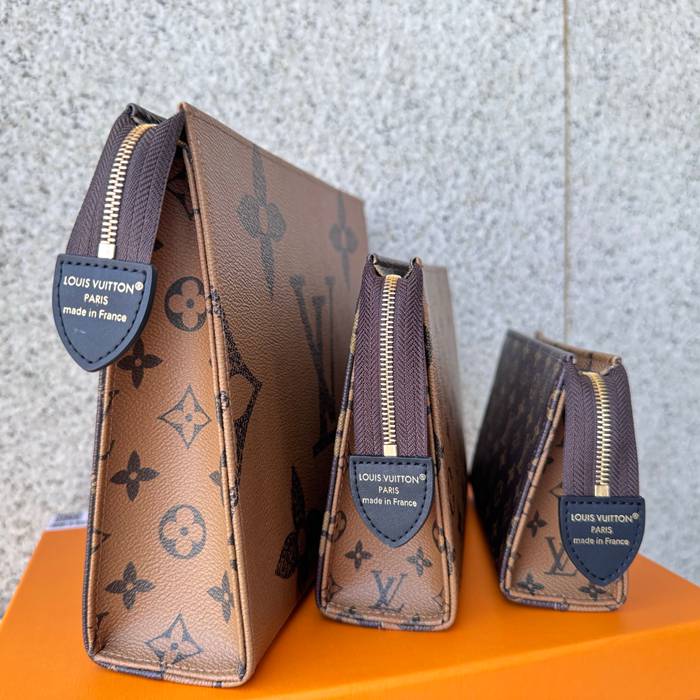 LOUIS VUITTON 11248 トリオクラッチバッグ モノグラム サイズ:25x20x5.5cm