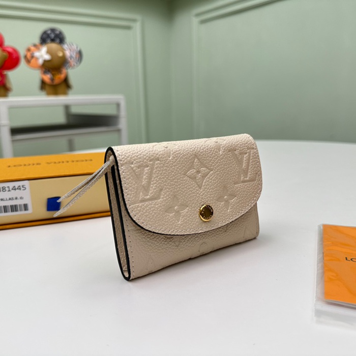 LOUIS VUITTON M81445 ロザリーゼロ財布 モノグラムアンプラント アイボリー サイズ:11x8x2.5cm