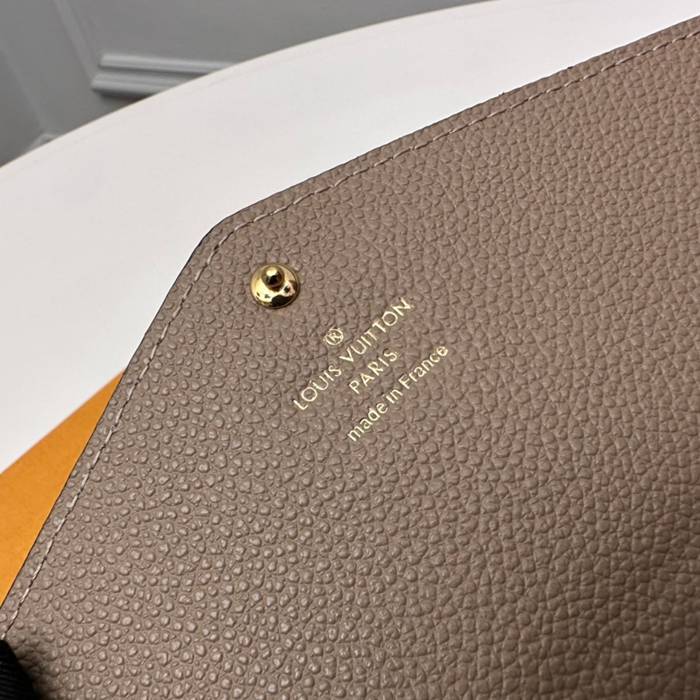 LOUIS VUITTON M80496 サラ長財布 モノグラムアンプラント ベージュ サイズ:19x10.5cm