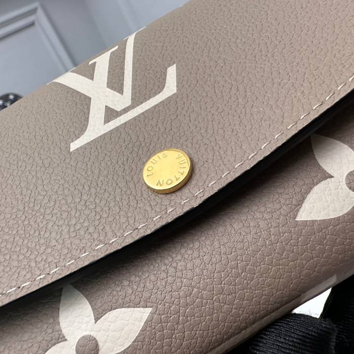 LOUIS VUITTON M83138 エミリー長財布 モノグラムアンプラント ベージュ サイズ:19x10cm