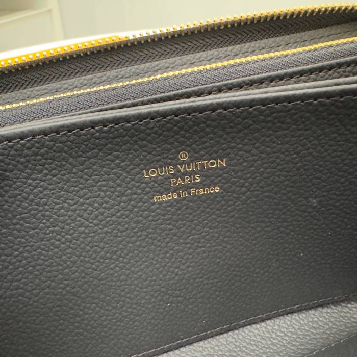 LOUIS VUITTON M80481 ジッピー長財布 モノグラムアンプラント ブラック サイズ:19.5x10.5x2.5cm