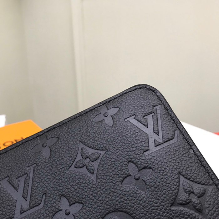 LOUIS VUITTON M61864 ジッピー長財布 モノグラムアンプラント ブラック サイズ:19.5x10cm