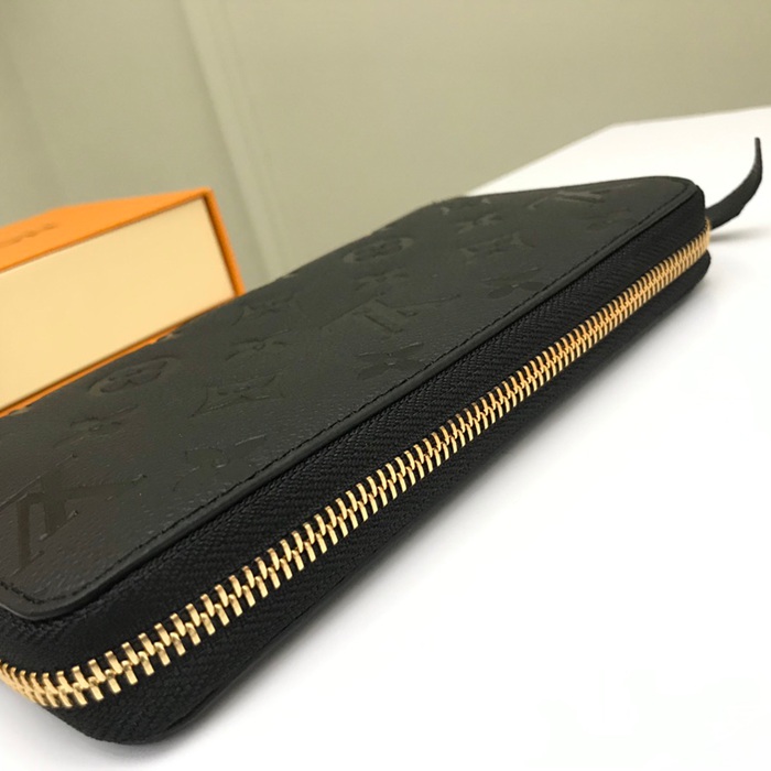 LOUIS VUITTON M61864 ジッピー長財布 モノグラムアンプラント ブラック サイズ:19.5x10cm