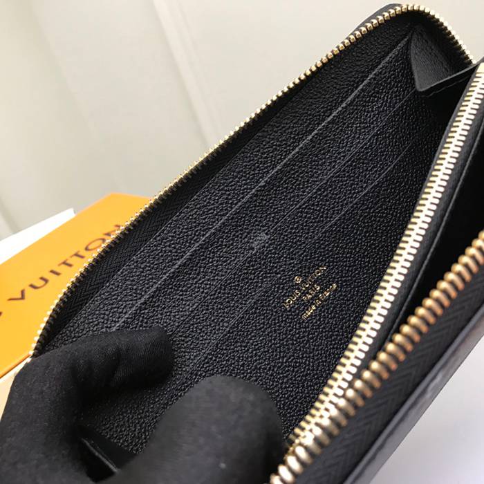 LOUIS VUITTON M61864 ジッピー長財布 モノグラムアンプラント ブラック サイズ:19.5x10cm