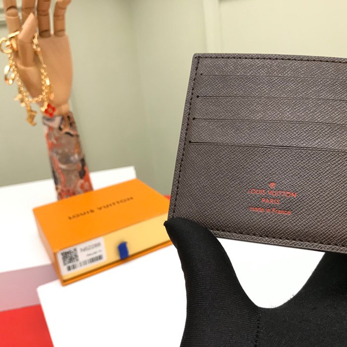 LOUIS VUITTON N62288 マルコ長財布 ダミエエベン サイズ:10.5x10.5cm