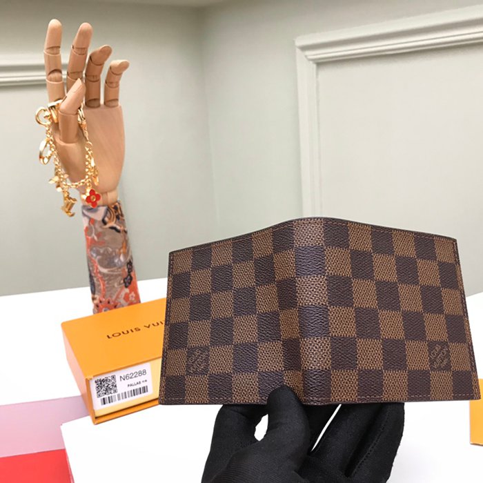 LOUIS VUITTON N62288 マルコ長財布 ダミエエベン サイズ:10.5x10.5cm