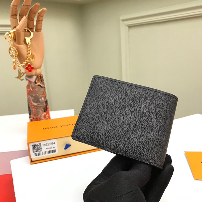 LOUIS VUITTON M62294 スレンダー長財布 モノグラムエクリプス サイズ:11.9x9cm