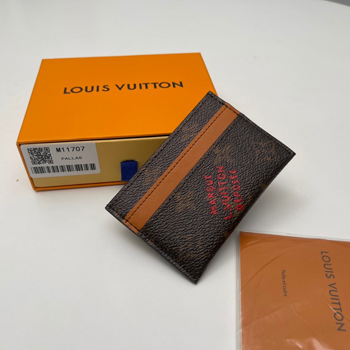 LOUIS VUITTON M11707 カードケース モノグラムダスト サイズ:11x7x1.5cm