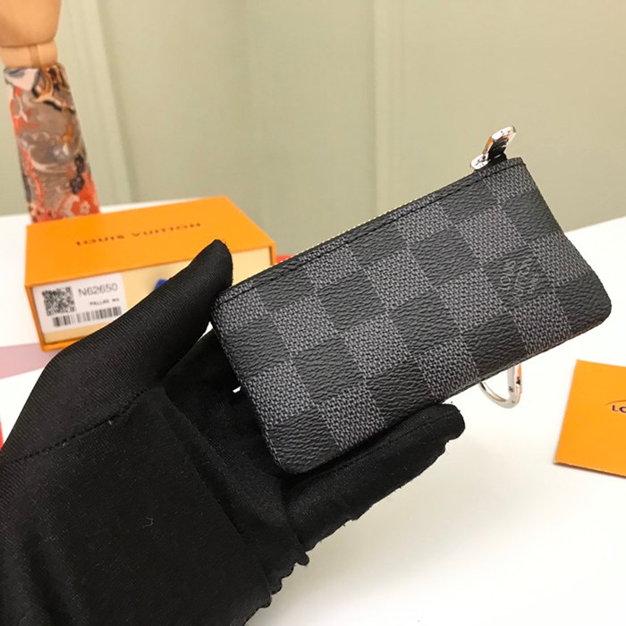 LOUIS VUITTON N62650 コインキーケース ダミエグラファイト サイズ:12x7cm