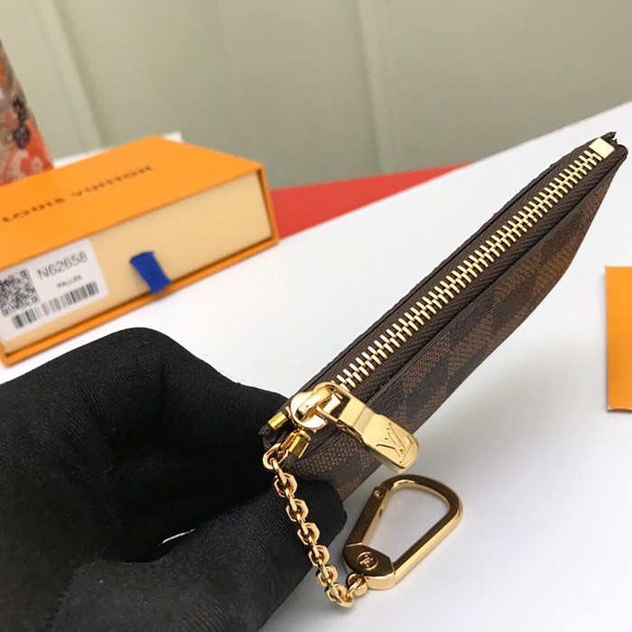 LOUIS VUITTON N62658 コインキーケース ダミエエベン サイズ:12x7cm